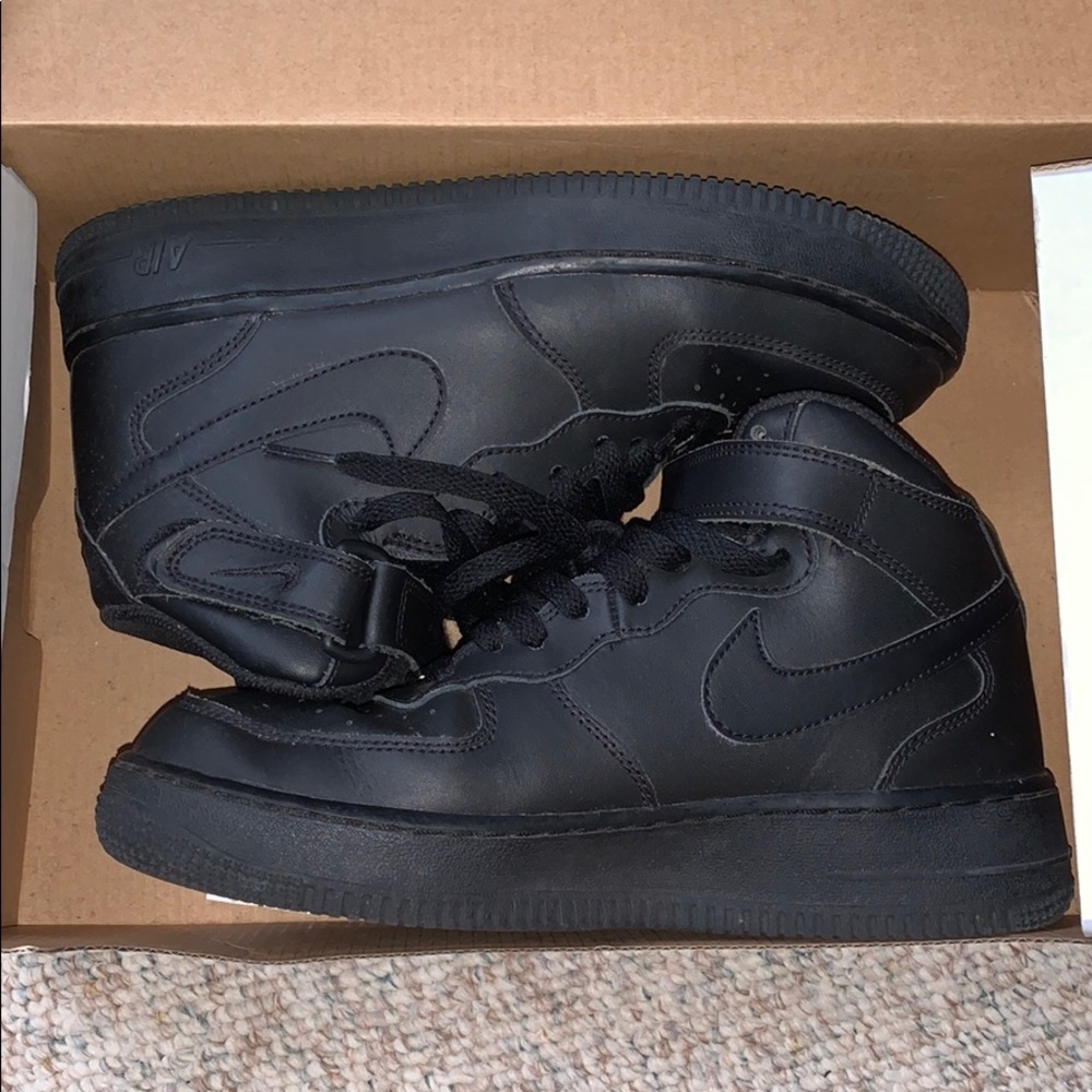 black high top air force 1
